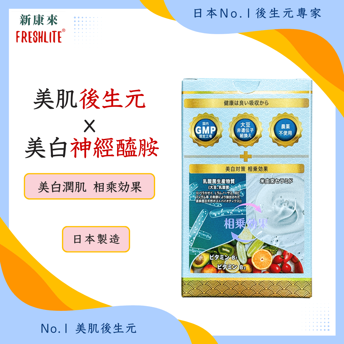 美白對策|第2代美白美肌煥膚配方