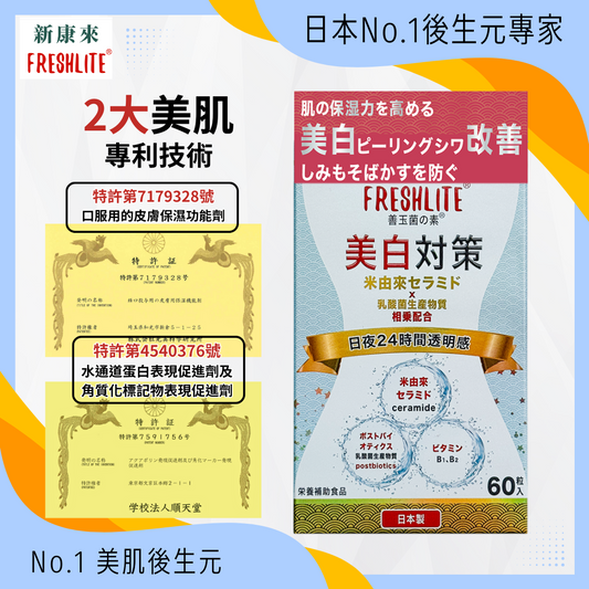 美白對策｜第2代美白美肌煥膚配方
