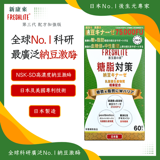 糖脂對策 60粒 3盒裝｜配方加強版