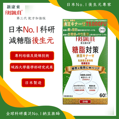糖脂對策｜減糖脂通血管配方｜第3代配方加強版