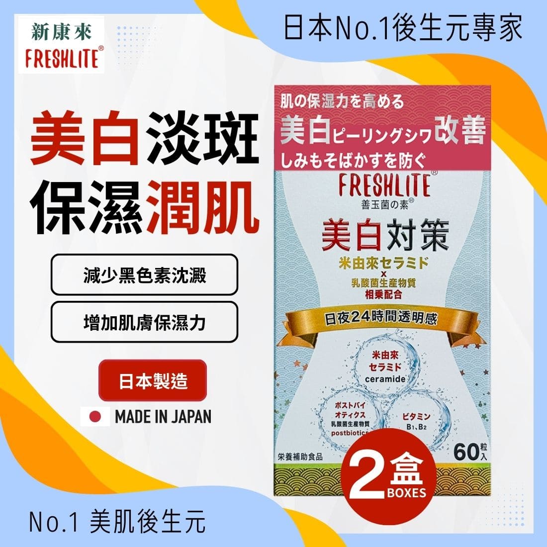 美白對策｜美白美肌煥膚配方