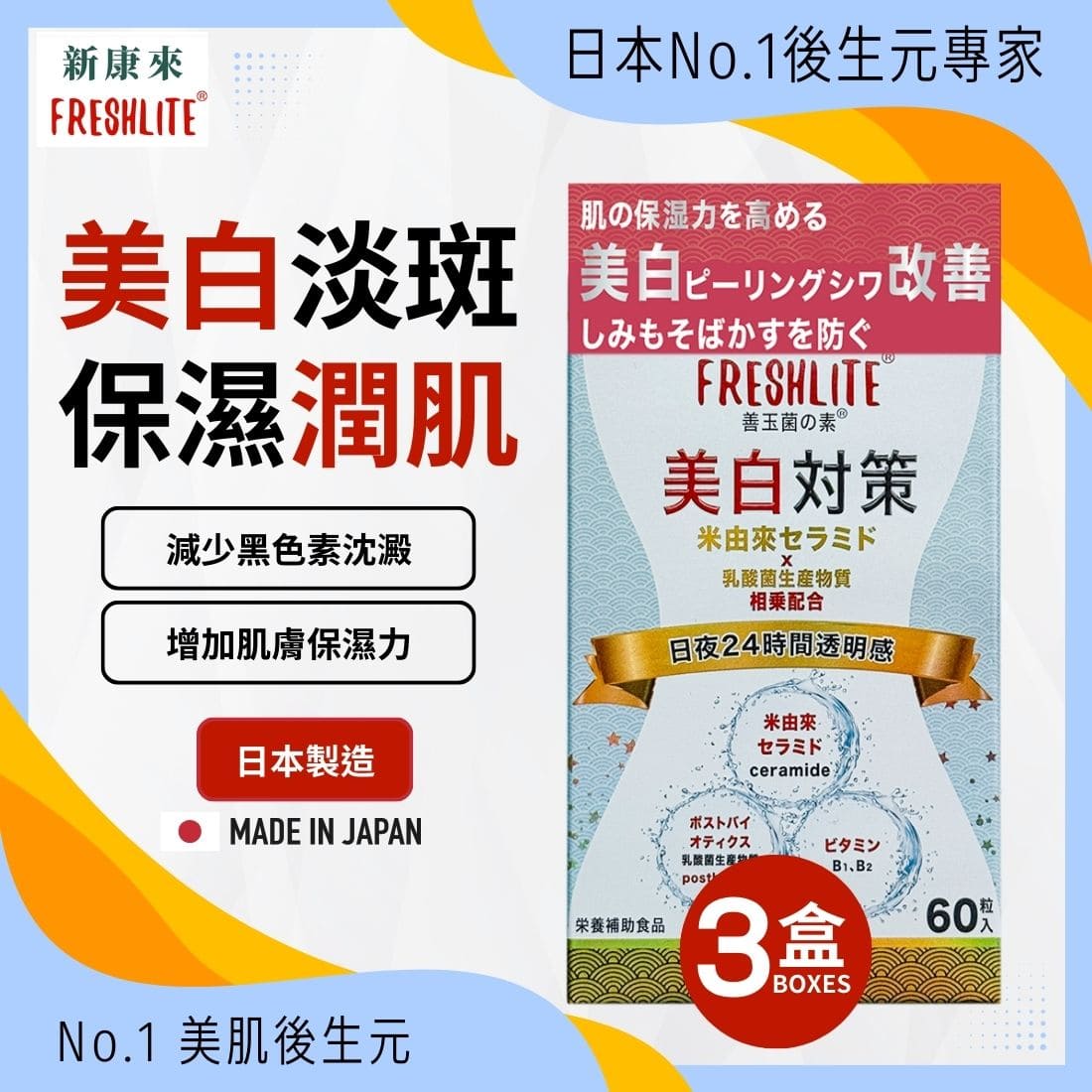 美白對策｜美白美肌煥膚配方